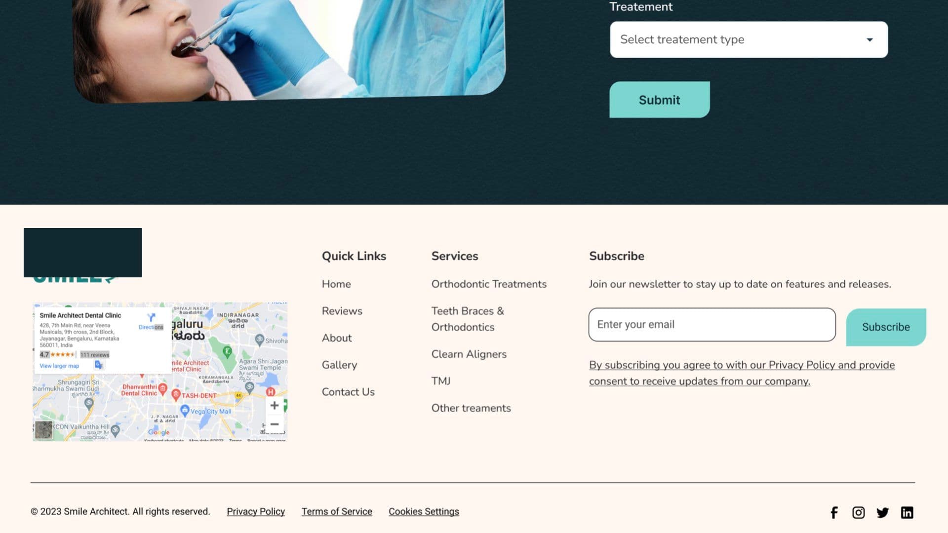 Smile: Modern Website for Dental Care & Appointment Booking — Screenshot 5