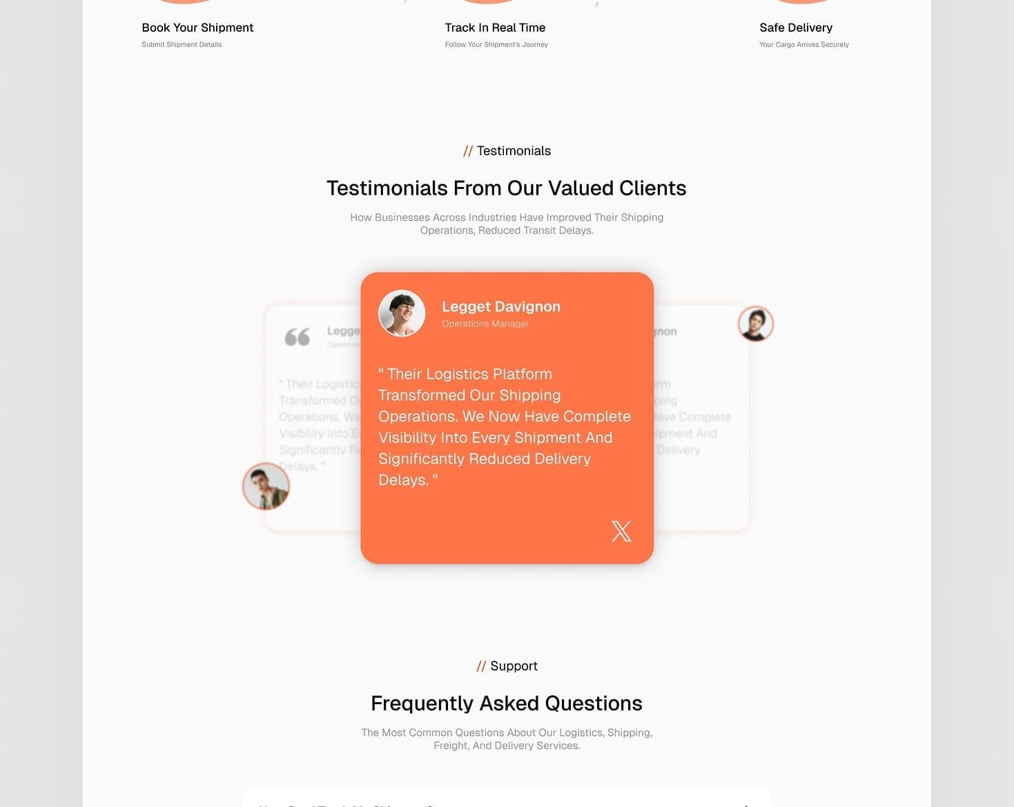 SwiftLogix – Logistics & Shipping Platform — Screenshot 4