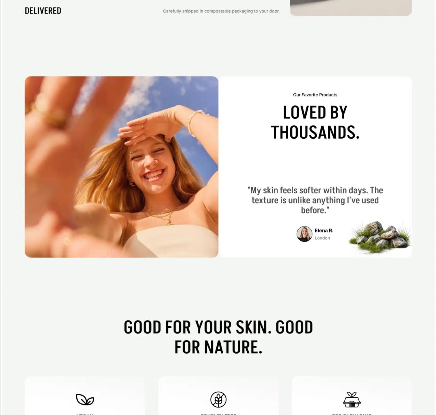 Leafora — Botanical Skincare E-Commerce Website 6