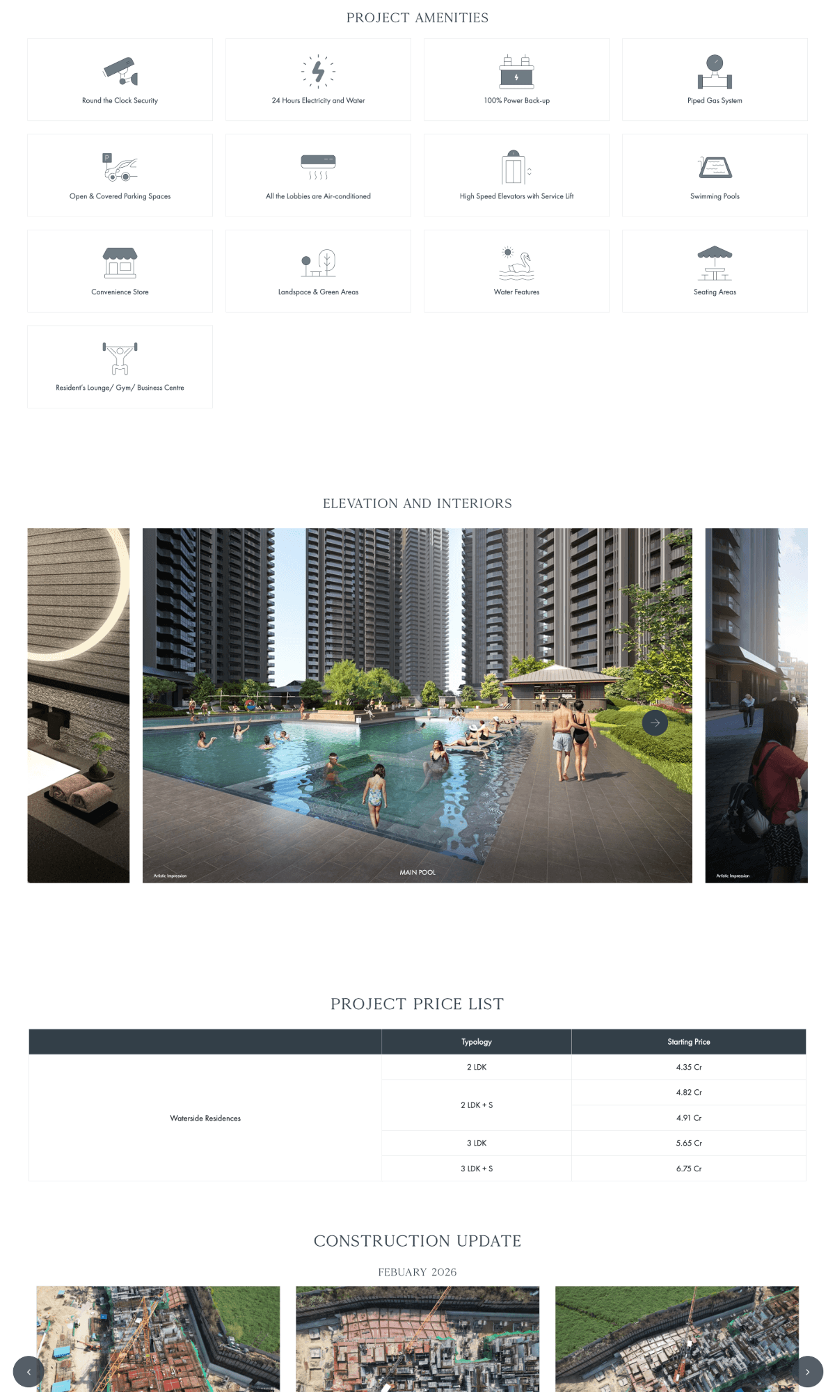 Krisumi Corporate Website for India's First Indo-Japanese Luxury Real Estate JV 5