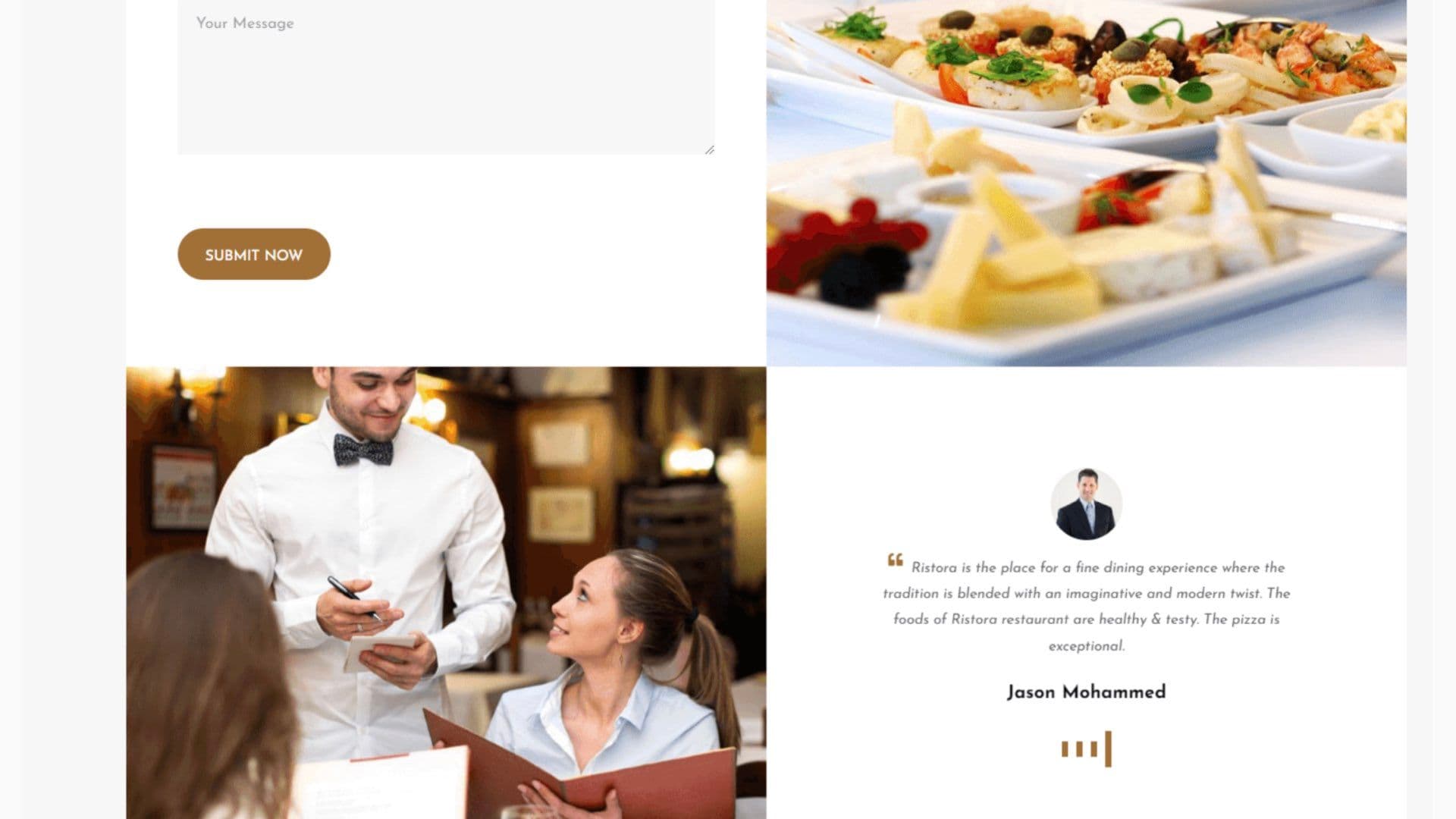 Ristora: Chinese Restaurant Website with Reservation & Table Ordering — Screenshot 4