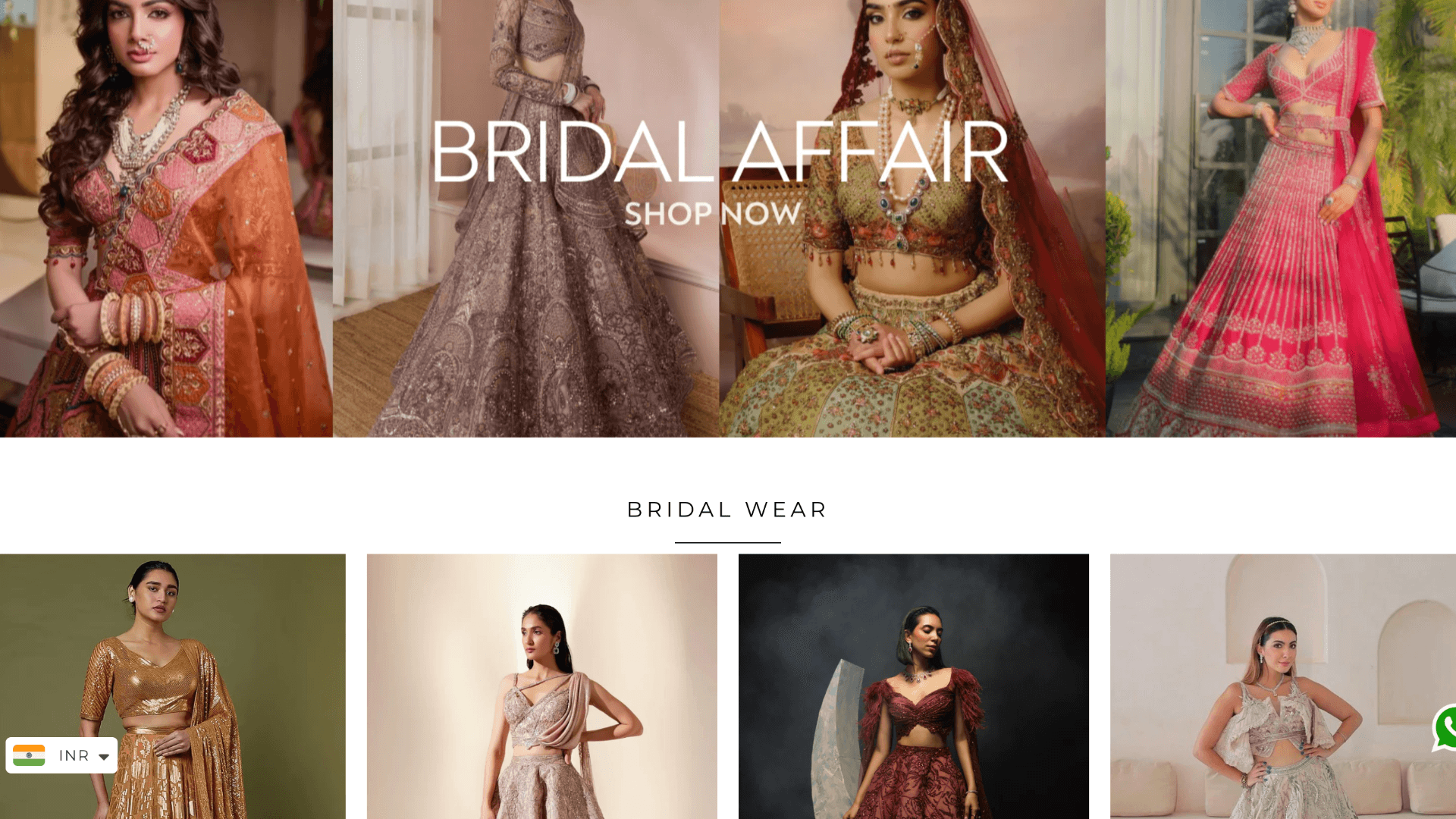 Rose Creations: Premium Couture & Bridal Fashion E-Commerce Store 4