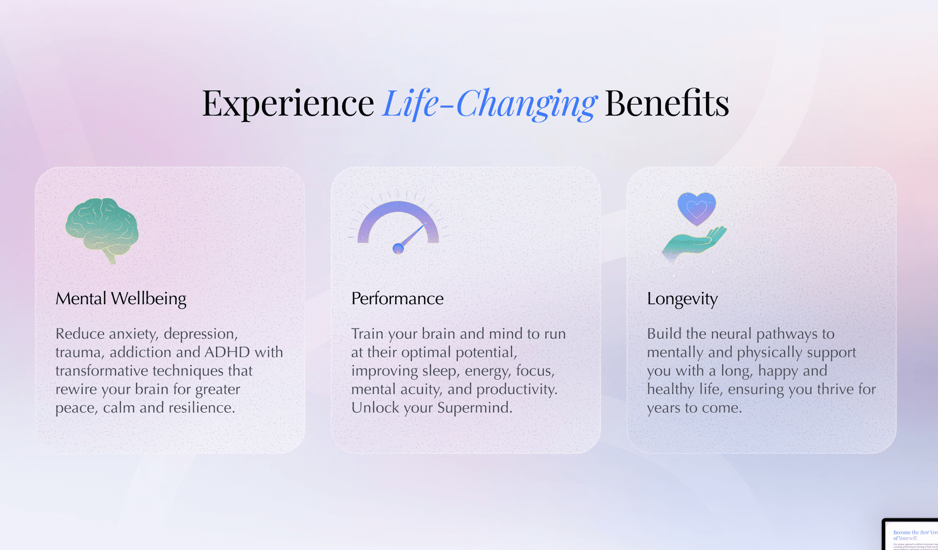 Supermind: Brainwave Mapping & Personalized Mind Training Platform 2