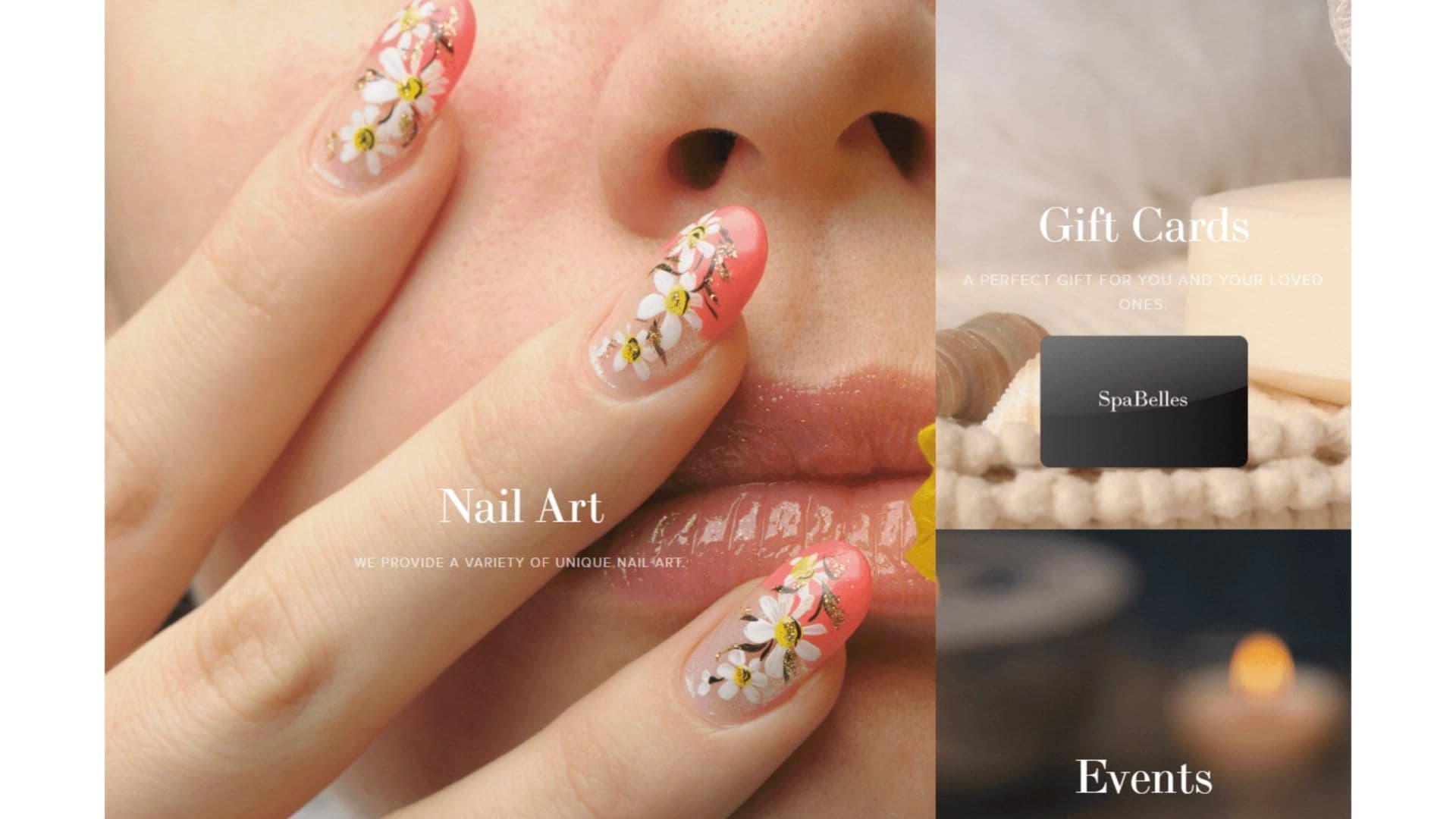 SpaBelles: Elegant Website for a Luxury Spa Experience 2