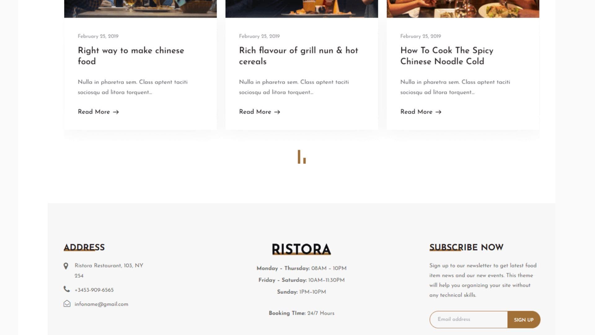 Ristora: Chinese Restaurant Website with Reservation & Table Ordering — Screenshot 5