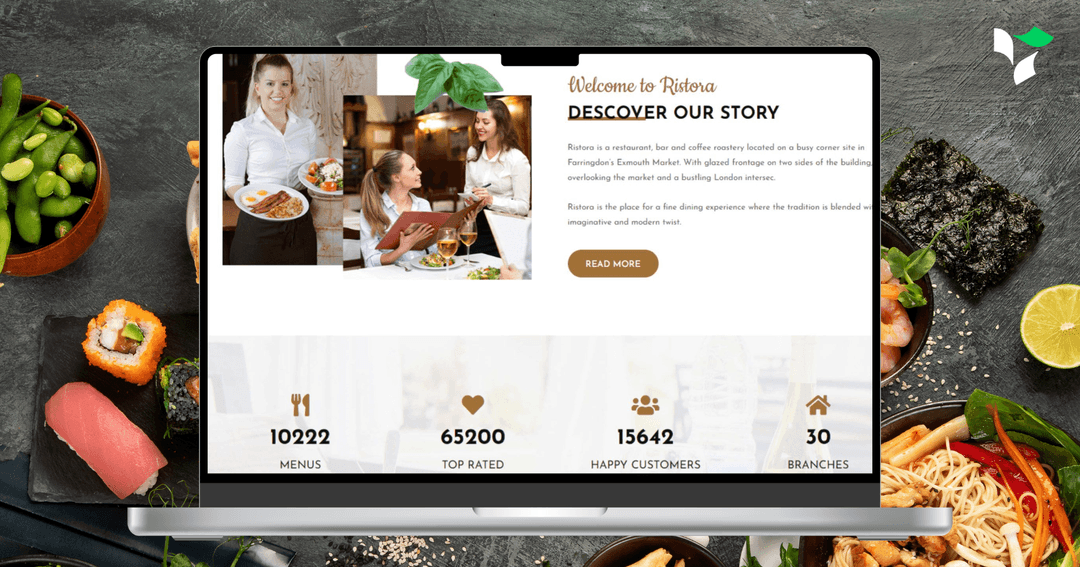 Ristora: Chinese Restaurant Website with Reservation & Table Ordering
