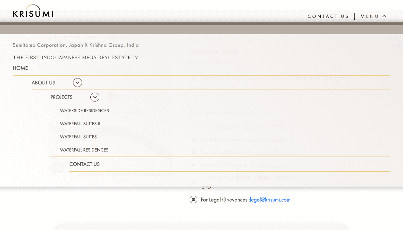 KRISUMI Corporation — Screenshot 2
