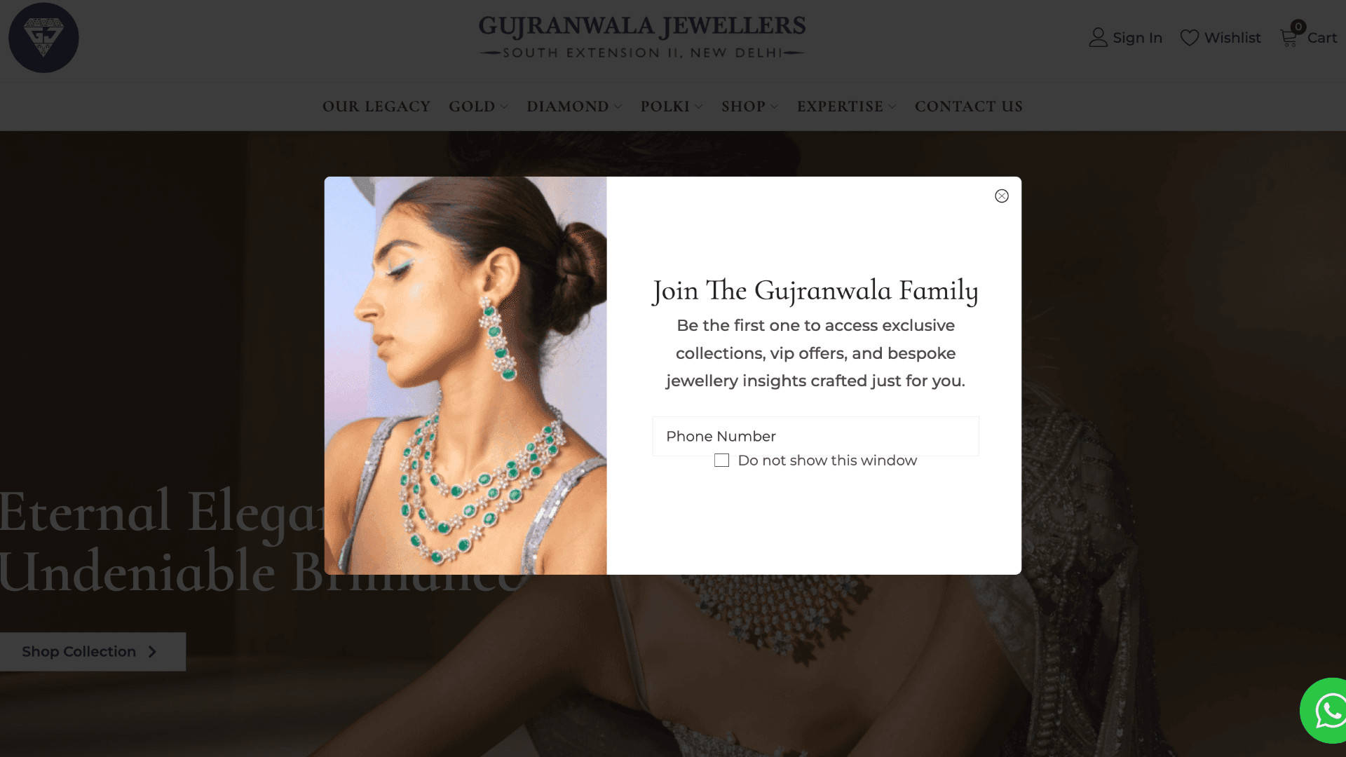 Gujranwala Jewellers — E-Commerce Website for a 75-Year-Old Jewellery Heritage Brand newsletters