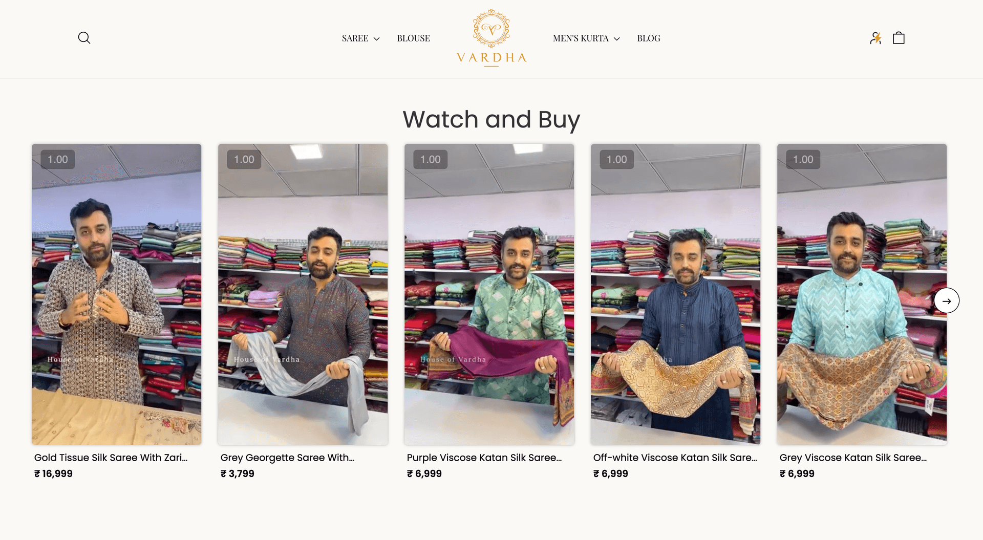 House of Vardha: Online Ethnic Fashion Store for Sarees & Indian Wear viral reels