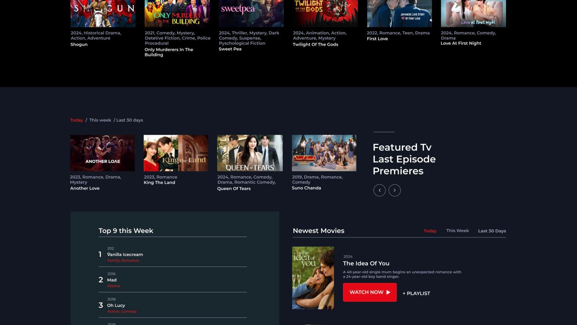Classic Stream: OTT Platform with Subscriptions & Smart Filters — Screenshot 3