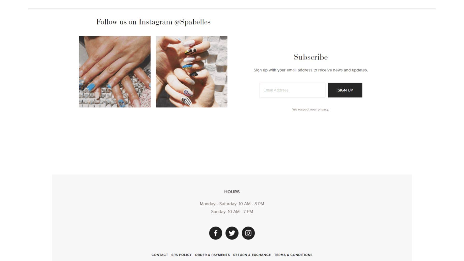 SpaBelles: Elegant Website for a Luxury Spa Experience — Screenshot 4