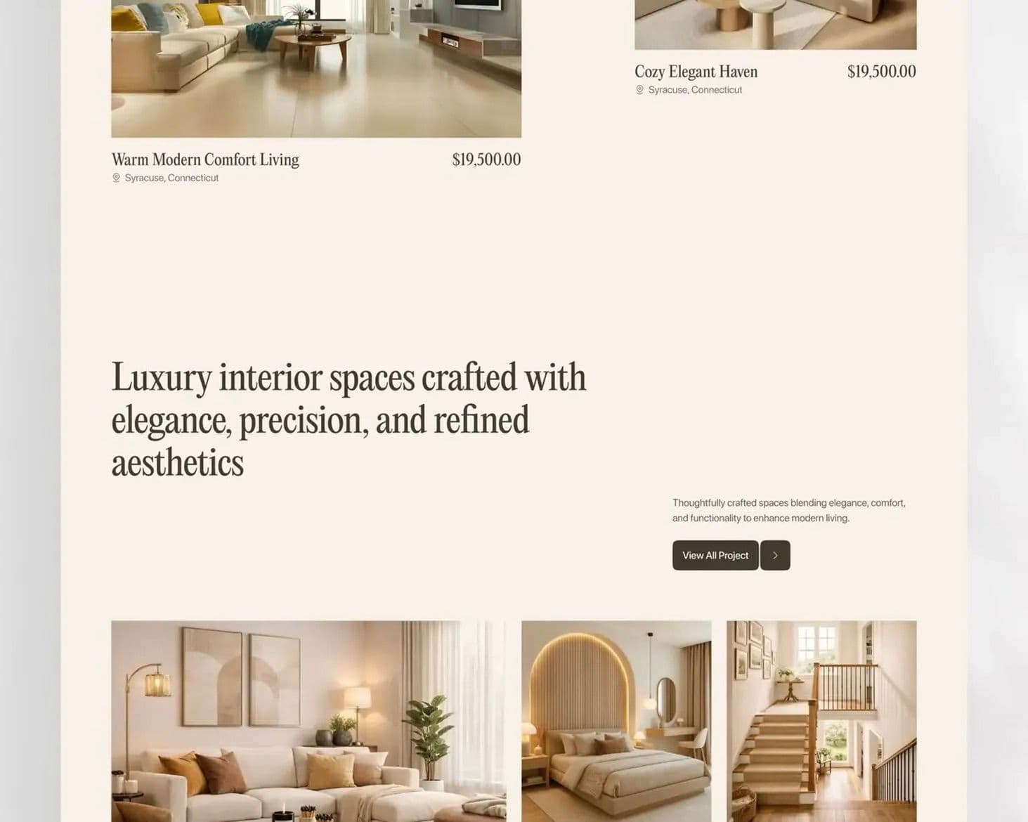 Eloria – Luxury Interior Design Website — Screenshot 6