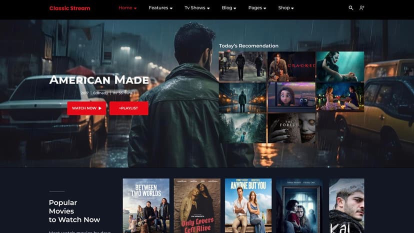 Classic Stream: OTT Platform with Subscriptions & Smart Filters