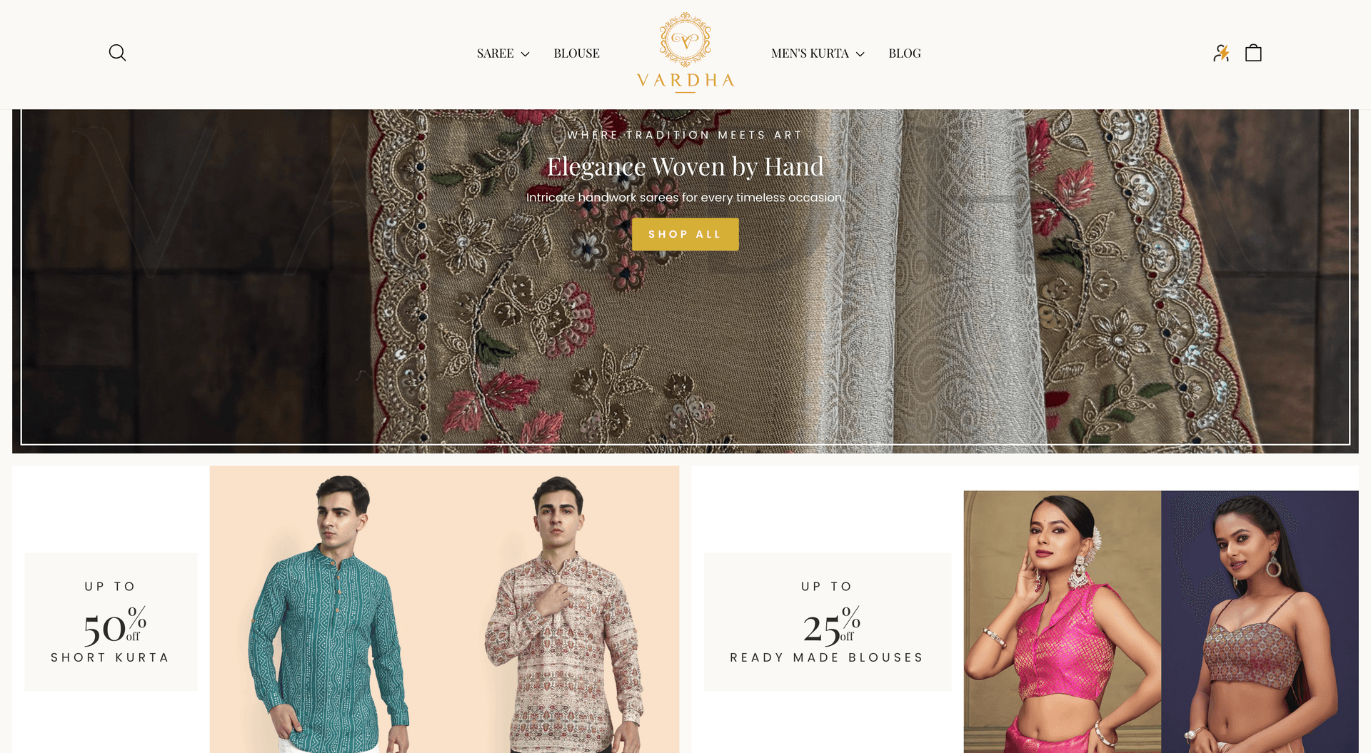 House of Vardha: Online Ethnic Fashion Store for Sarees & Indian Wear 6