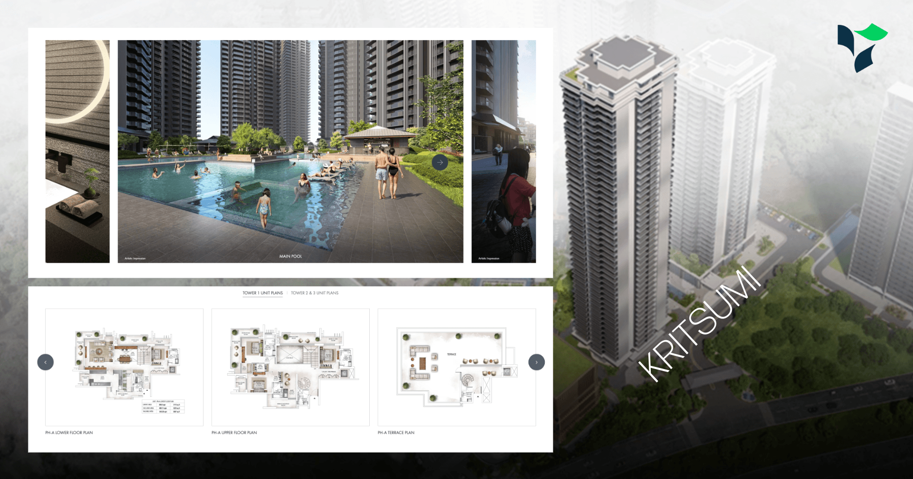 KRISUMI Luxury Real Estate Website