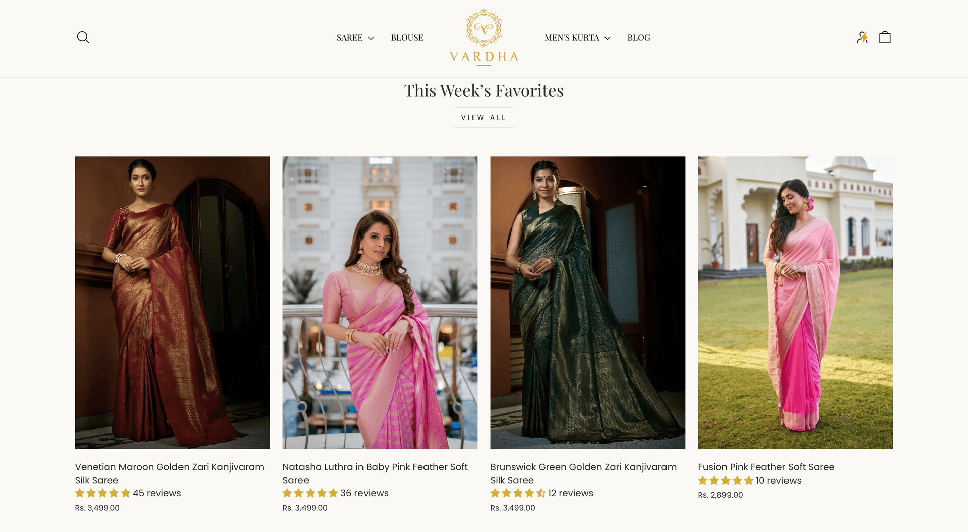 House of Vardha: Online Ethnic Fashion Store for Sarees & Indian Wear 3