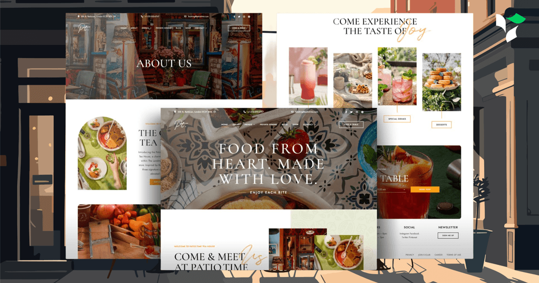 Patio Time Café: Website with Menu, Table Booking & Customer Feedback