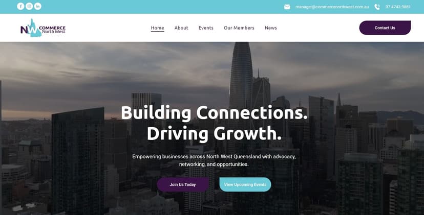 CommerceNorthWest – Regional Business Association Website for North West Queensland