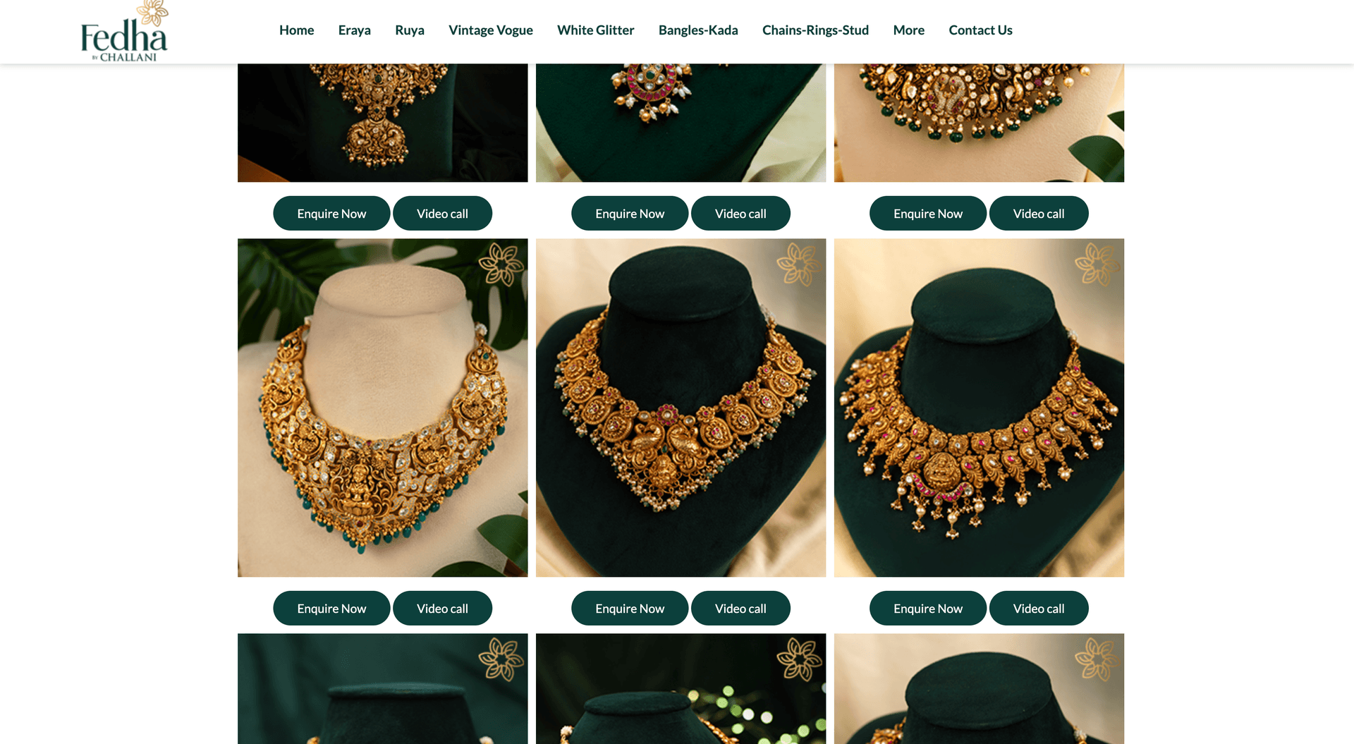 FedhaByChallani Premium Jewellery Website 3