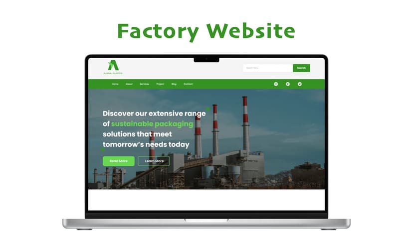 Algamil Plastics: Industrial Website for Plastic Products & Services