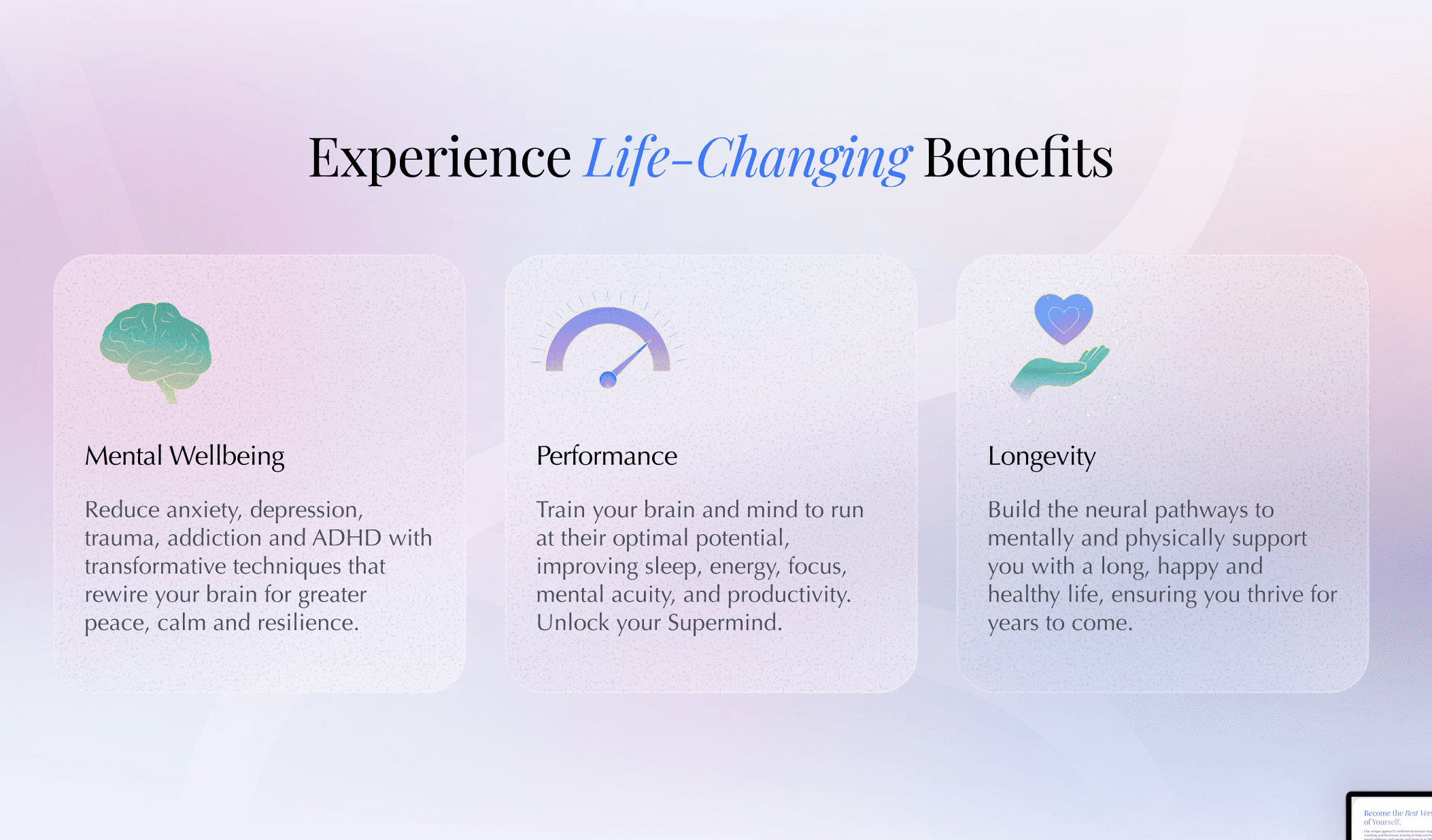 Super Mind: Brainwave Mapping & Personalized Mind Training Platform — Screenshot 2