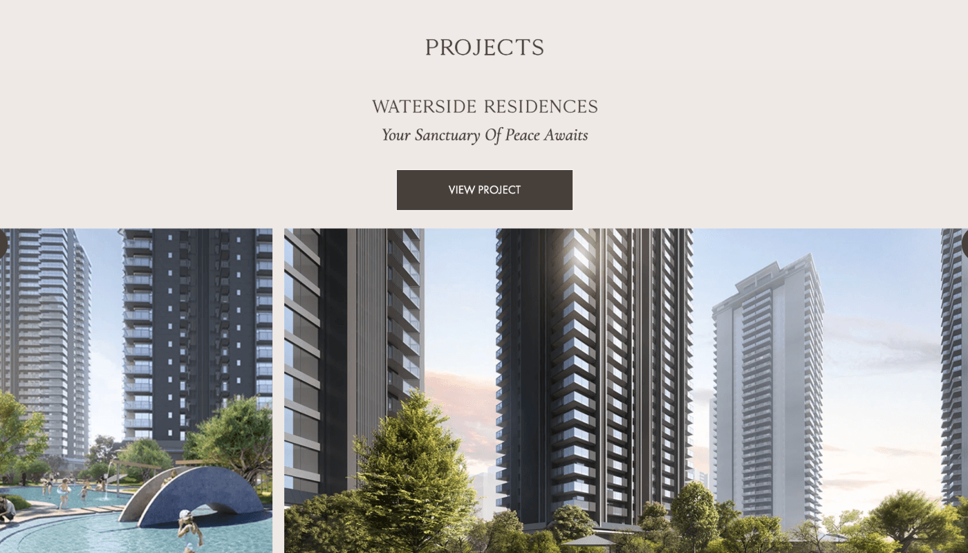 Krisumi Corporate Website for India's First Indo-Japanese Luxury Real Estate JV 3